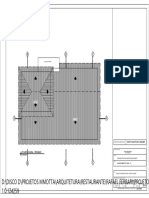 Projeto arquitetura planta telhado