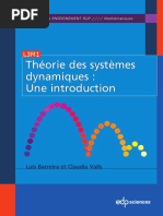 Théorie Des Systèmes Dynamiques Une Introduction (Luis Barreira Claudia Valls) (Z-Library)