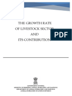 The Growth Rate of Livestock Sector AND Its Contribution