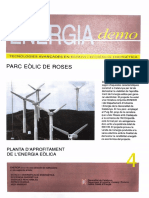 Albert Mitja Sarvise y sus proyectos de energia renovable_Parque eolico Rosas