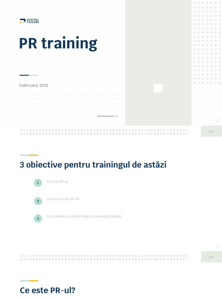 PR Training | PDF