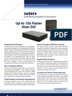 Actiontec 4GRN 4GLTE Router Datasheet