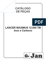 Catálogo de peças para cardan traseiro