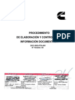 Dcc-Sso-Pta-001 de Elaboración y Control de La Información Documentada