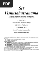 Sri Visnusahasranama