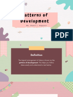 Patterns of Development Narration and Description