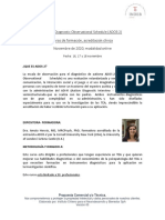 Curso Certificación Clínica ADOS 2. Dra. Amaia Hervás. Noviembre 2020