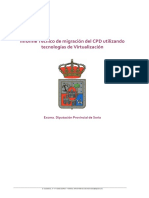 Informe técnico de migración CPD Diputación Soria virtualización