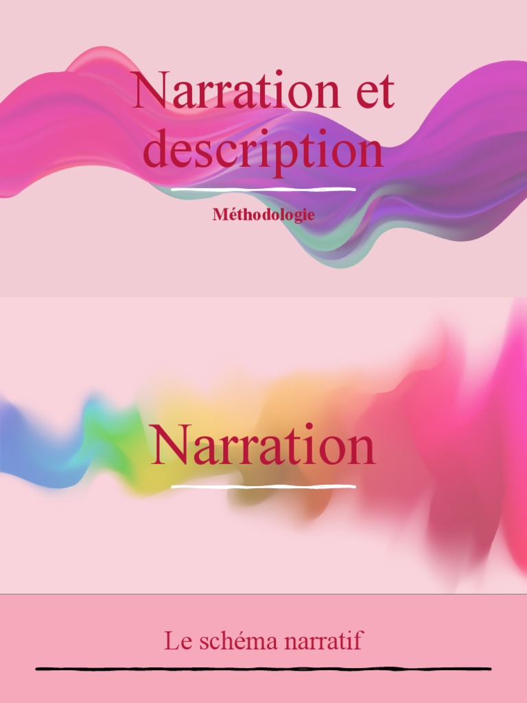 Méthodologie de Narration et Description | PDF