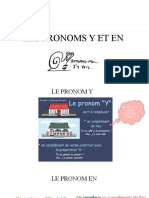 Les Pronoms y Et en