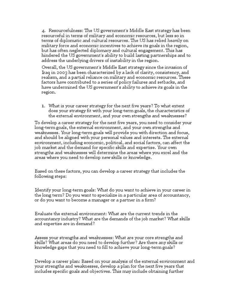 A lack of balance an evaluation of the u s government s overreliance