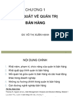 Chương 1 Khái quát về QTBH