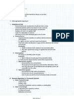 Homeostasis Notes