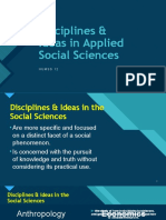 Disciplines & Ideas in Applied Social Sciences