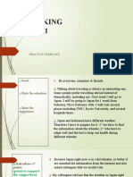 Practice Template For Speaking Part 1