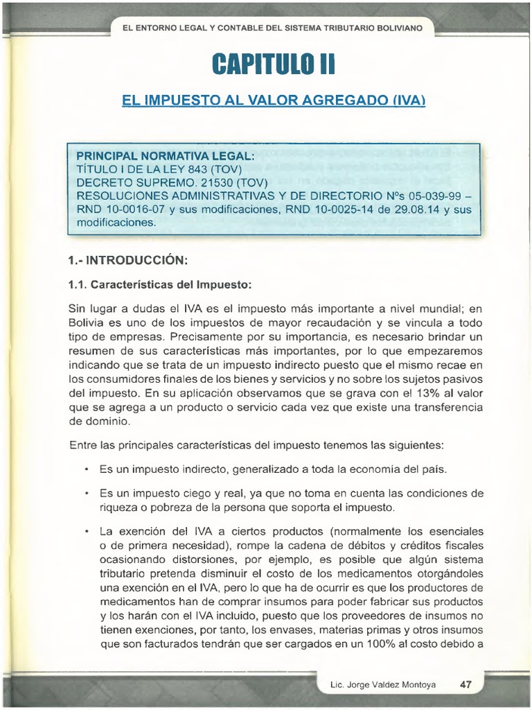 Iva It Rciva Jorge Valdez | PDF | Impuestos | Impuesto al valor agregado