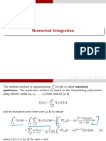 CE 351 Numerical Integration 2