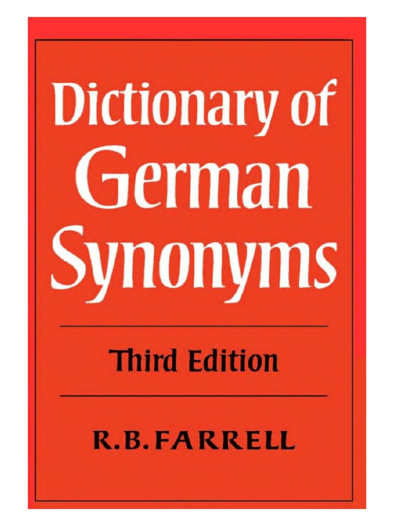 27.dictionary of German Synonyms PDF