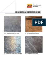 Proposition Beton Imprime