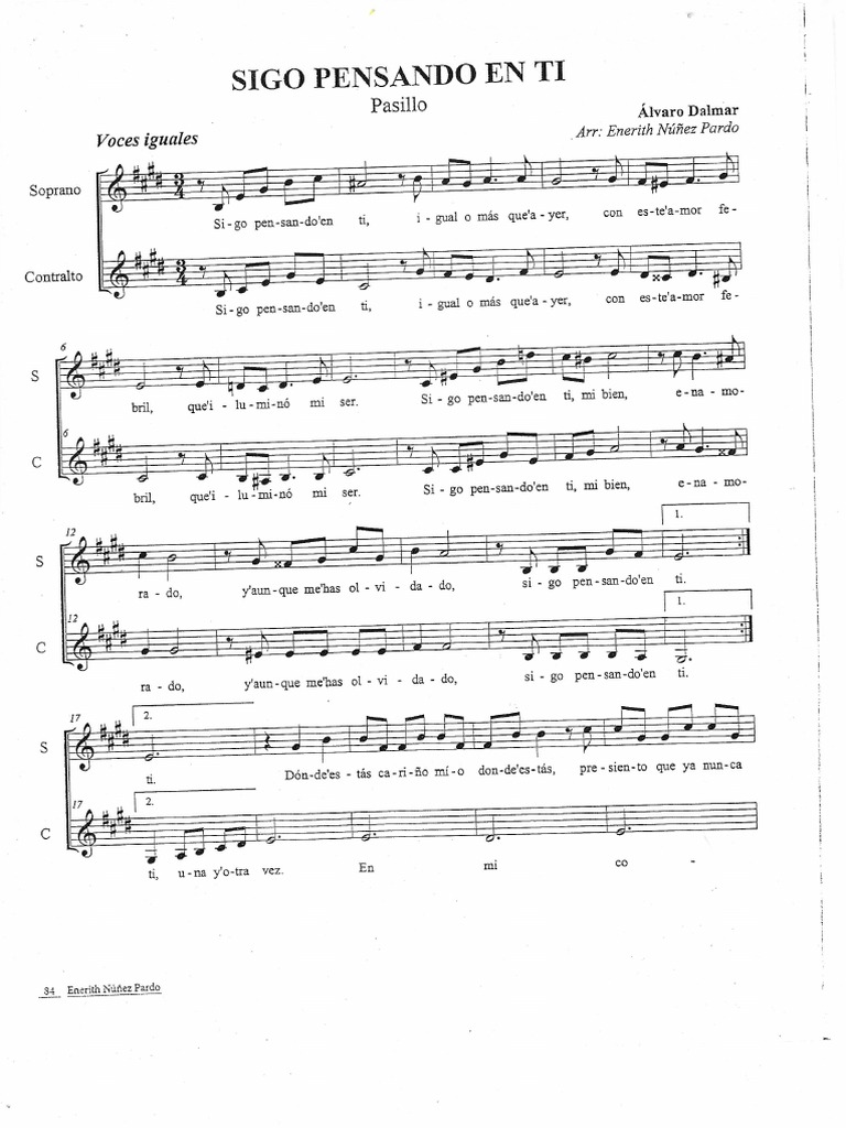Sigo Pensando En Ti Pdf