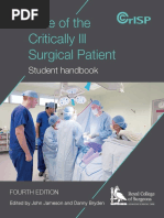 John Jameson, Danny Bryden - Care of The Critically Ill Surgical Patient Student Handbook-The Royal College of Surgeons of England (2017)