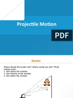 CA Lesson 1 Projectile Motion