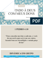 Servindo À Deus Com Meus Dons