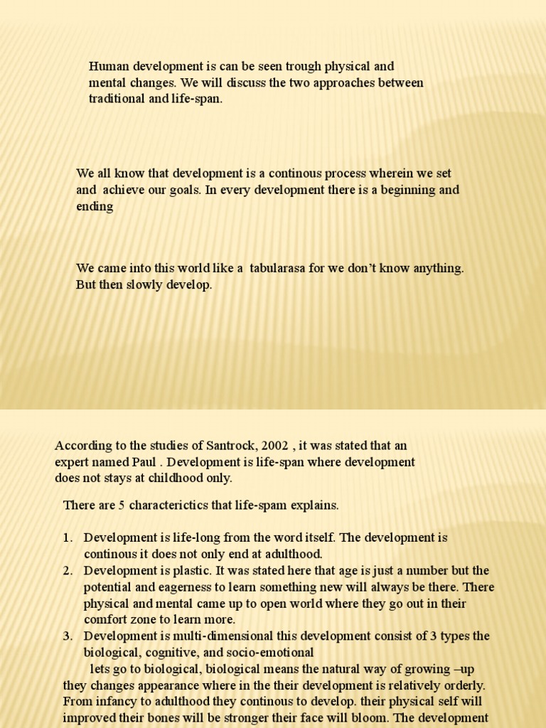 Understanding Life-Span Development | PDF | Developmental Psychology ...