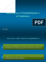 Associação Entre Variáveis Quantitativas