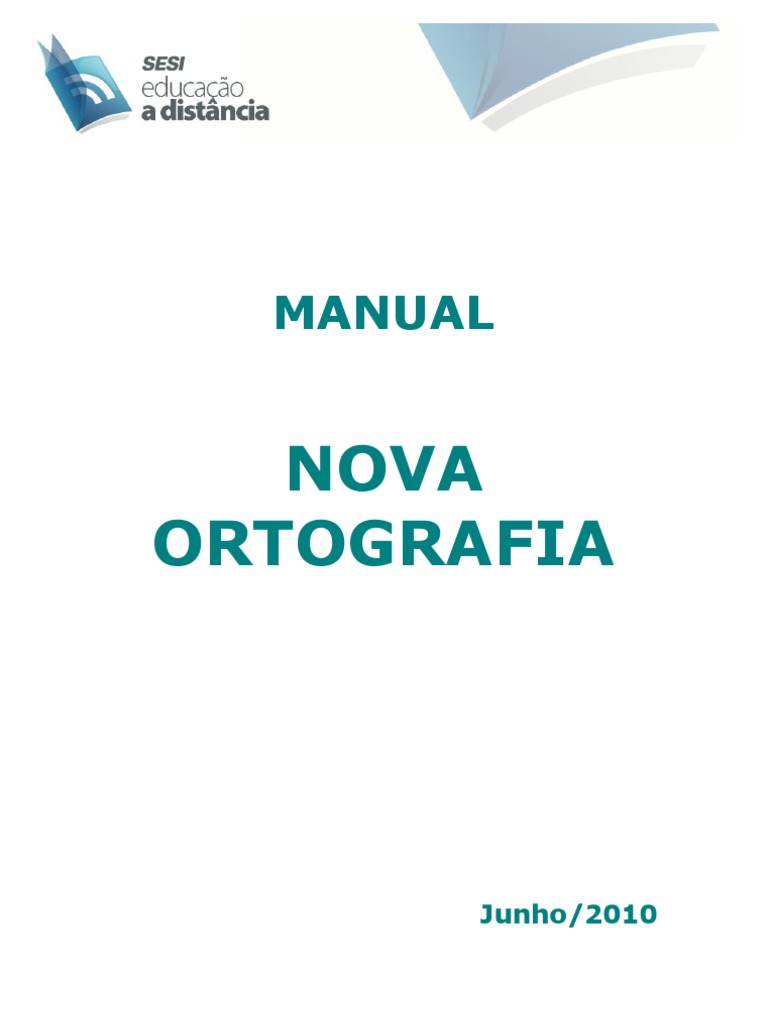 Nova Ortografia Pdf _ (PDF) Nova Ortografia da Língua Portuguesa - EJLA