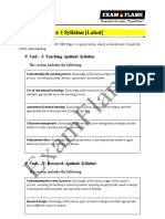 UGC NET Paper 1 Syllabus