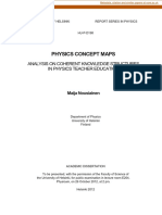Physics Concept Maps: Analysis On Coherent Knowledge Structures in Physics Teacher Education