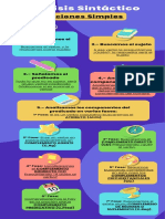 Infografía Decálogo Pasos A Seguir Con Íconos en 3D Fondo Morado Elementos Multicolor