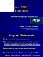 Lecture 5A Assembly Language Instructins