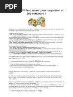 Download Les 5 tapes pour organiser un jeu concours by Canevet SN62730 doc pdf
