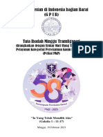 TATA IBADAH MINGGU TRANSFIGURASI Dan SYUKUR HUT Ke-58 PELKAT PKP GPIB (19-02-2023)
