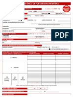 Formulario Portabilidad Numerica 2022