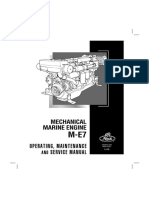 Mechanical Marine Engine: Operating, Maintenance Service Manual