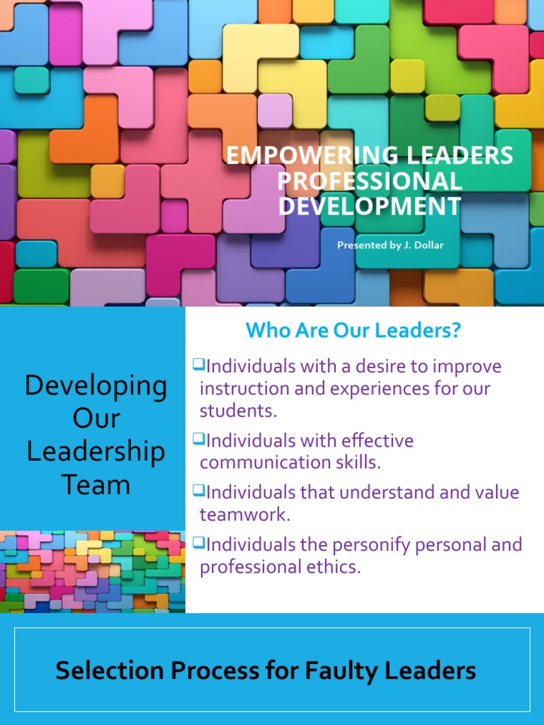 Gcu Empowering Leaders Professional Development 1 PDF Teachers