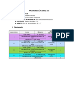 Programacion Anual de Fisica 5to Sec