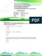 Ujian Sekolah Matematika 6