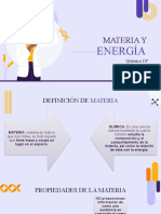 MATERÍA Y ENERGÍA. Propiedades-Clase