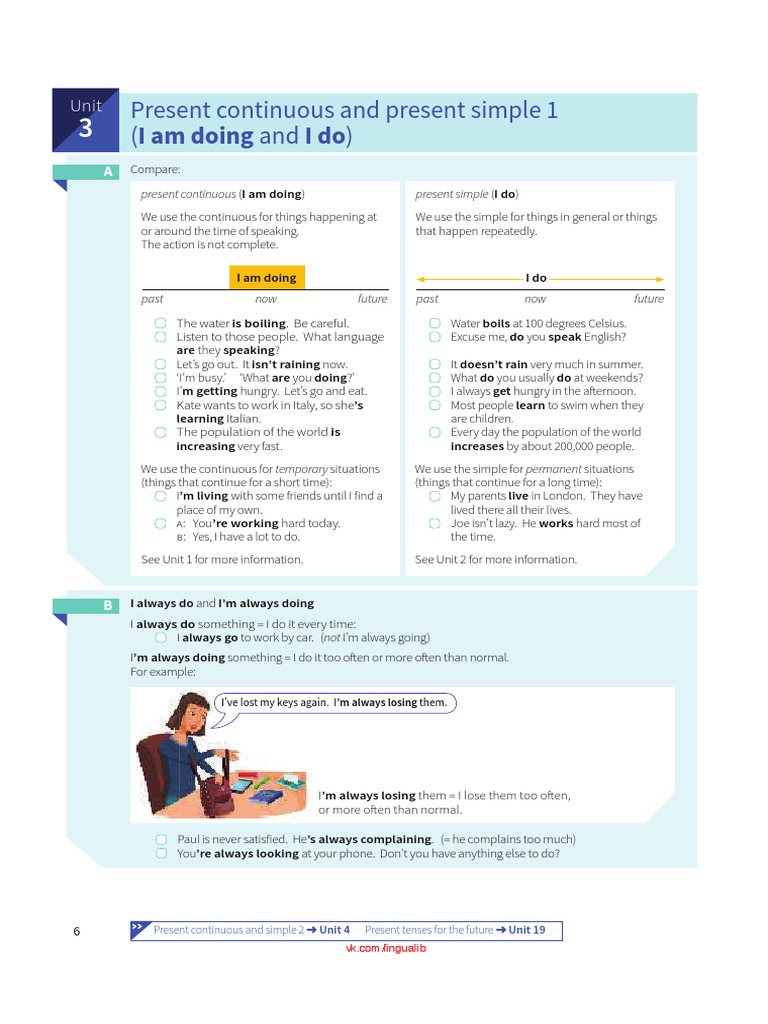 I Do Vs I Am Doing | PDF
