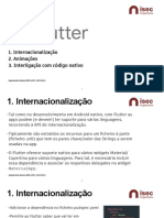 Flutter internacionalização e animações