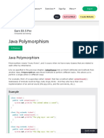 Java Polymorphism