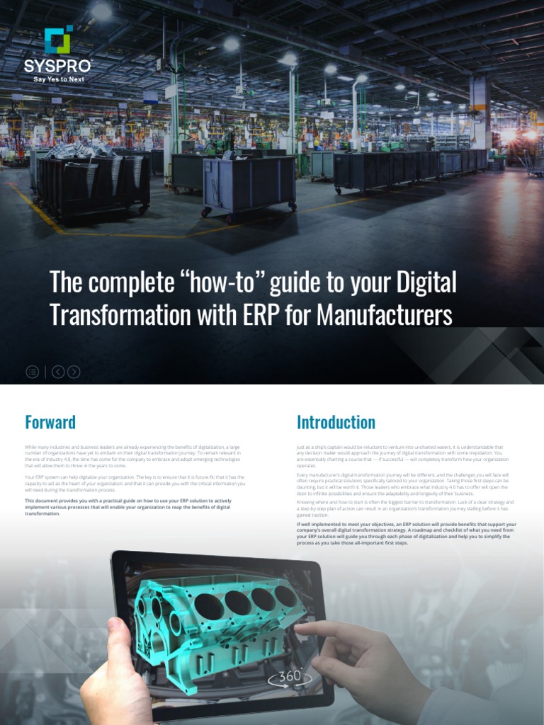 Erp Guide Digital Transformation Ebook Pdf