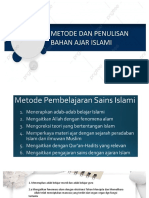 Metode Dan Penuliasan Bahan Ajar Islami