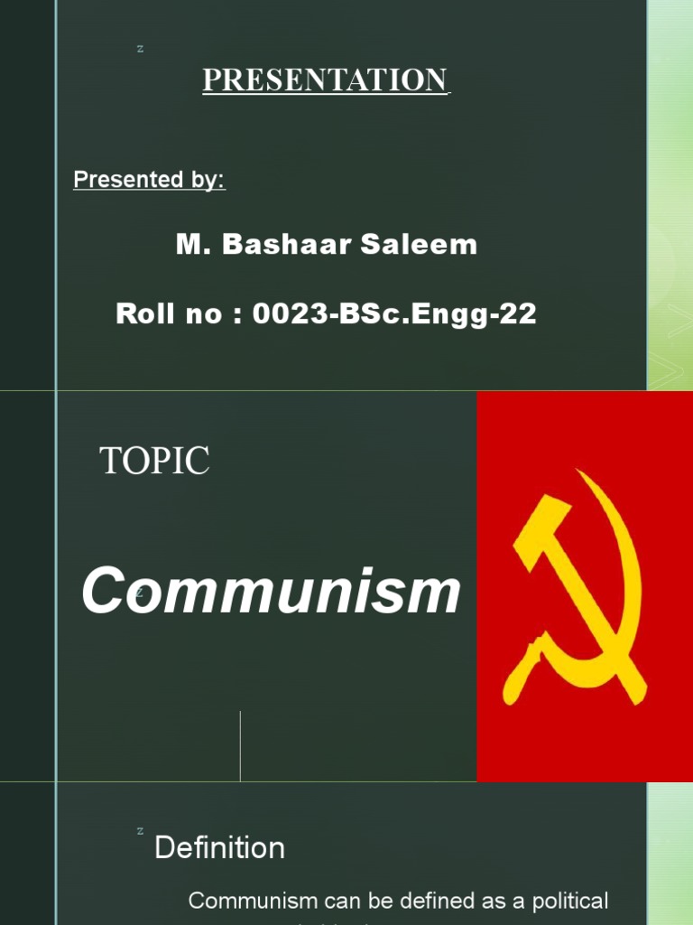 Communism Presentation Comp Pdf