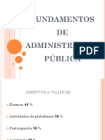 Fundamentos de Administracion Pública