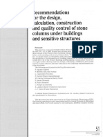 Recommendations for the Design, Calculation, Construction and Quality Control of Stone Columns Under Buildings